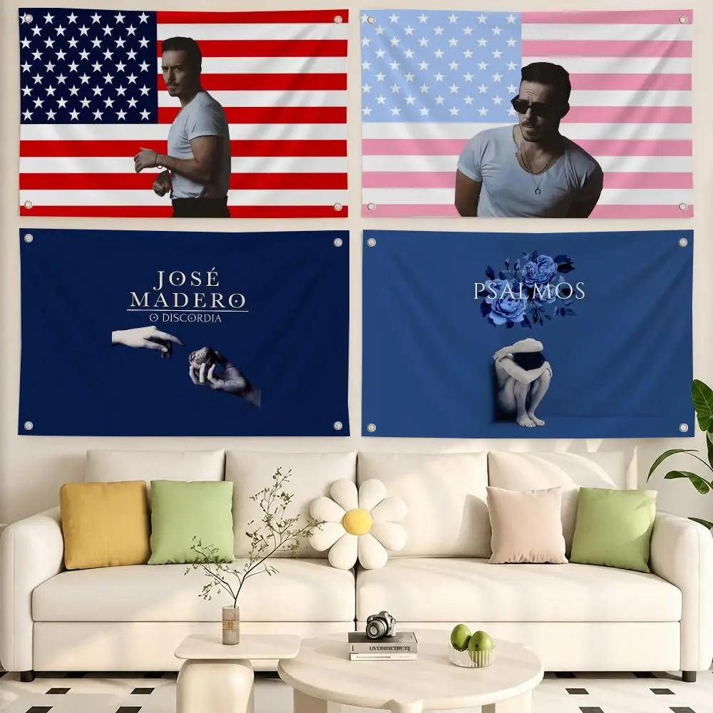 Singer Jose Madero Flags Flags, Room, Dormitory, Camping, Party, Home Decor Gifts