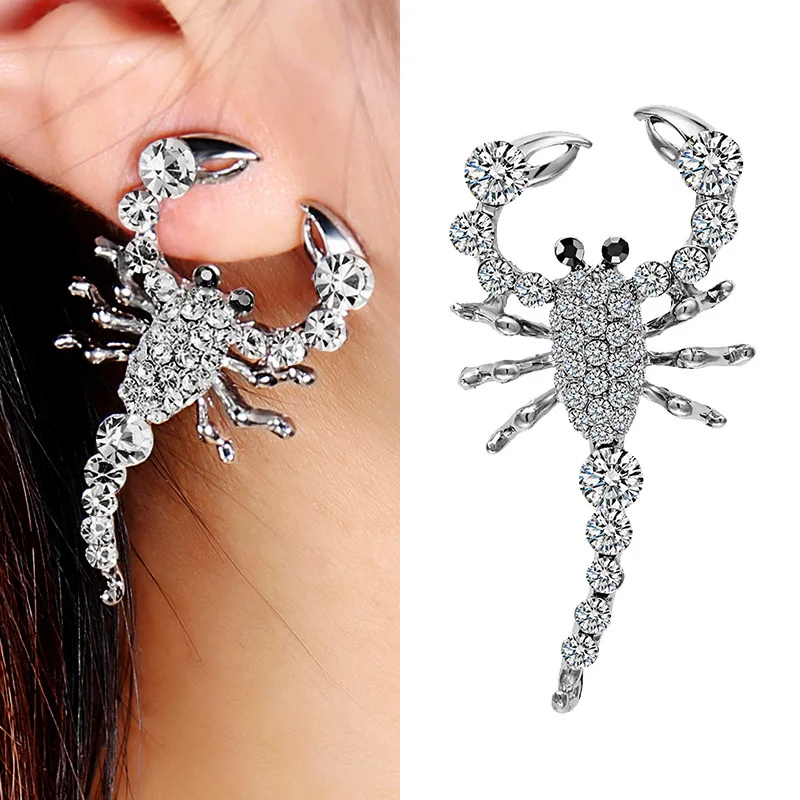 Delicate Fashion Scorpion Earrings Women\'s High-End Atmospheric Light Luxury Animal Ear Accessories To Commemorate The Gift 2022