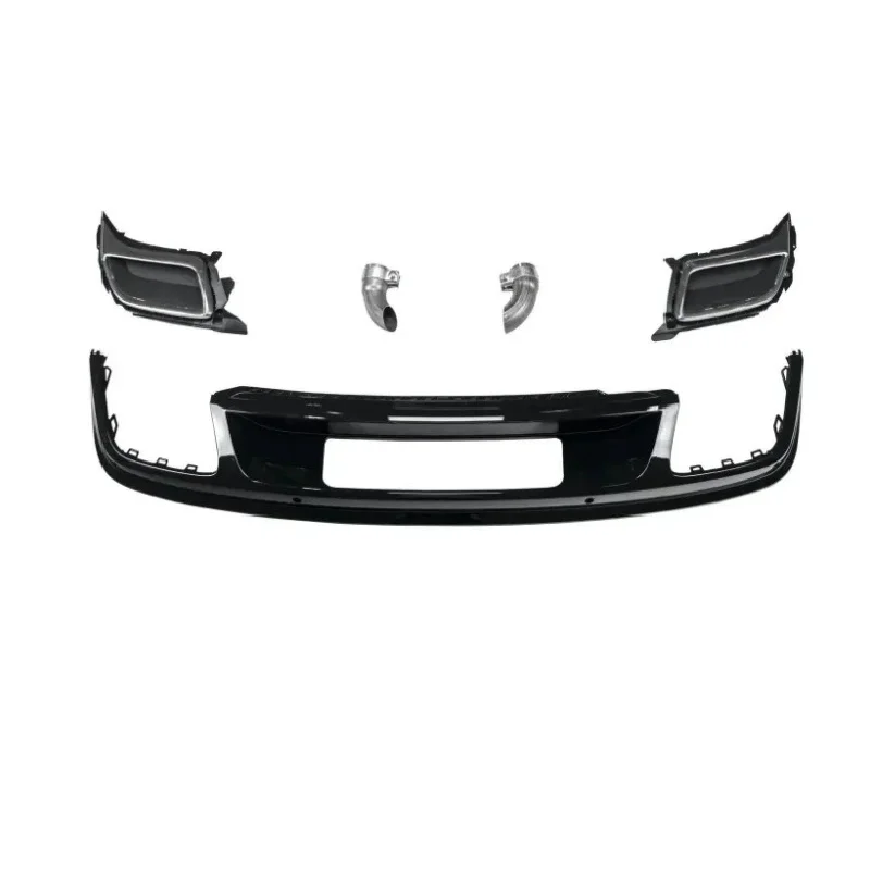 

Upgrade Sporty Body Kit For VW Tiguan R-Line 2016 2017 Spoiler Front Rear Bumper Diffuser Exhausts Access