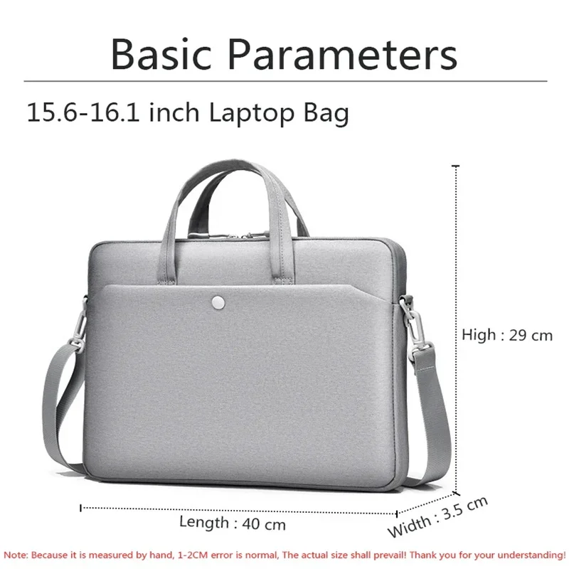 Bolsa de computador airbag completo portátil unissex bolsa para laptop 13.3/14.1/15.6 Polegada almofada de ar ombro crossbody maleta