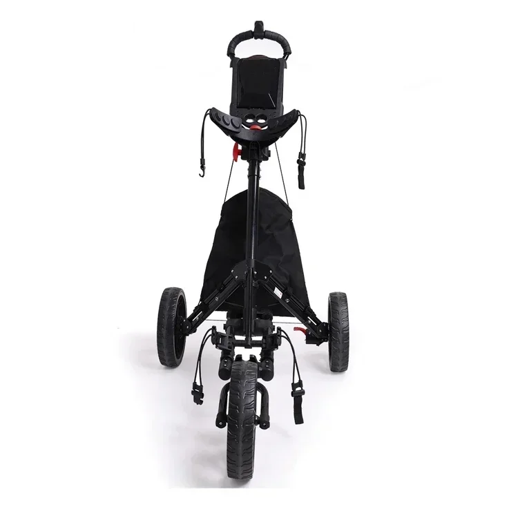 

exquisitely beyond compare Golf Push Cart 3 Wheels Lightweight Trolley Club Golf Pull Cart