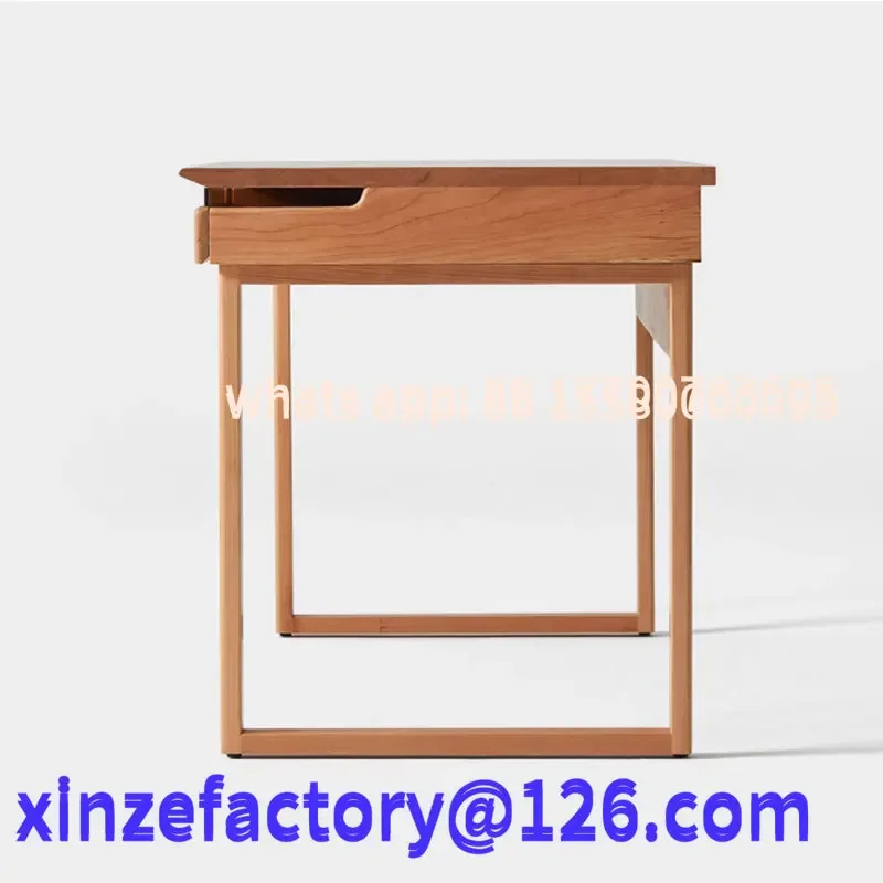 Customized Nordic Cherry Solid Wood Desk Modern Simple Home Computer Office
