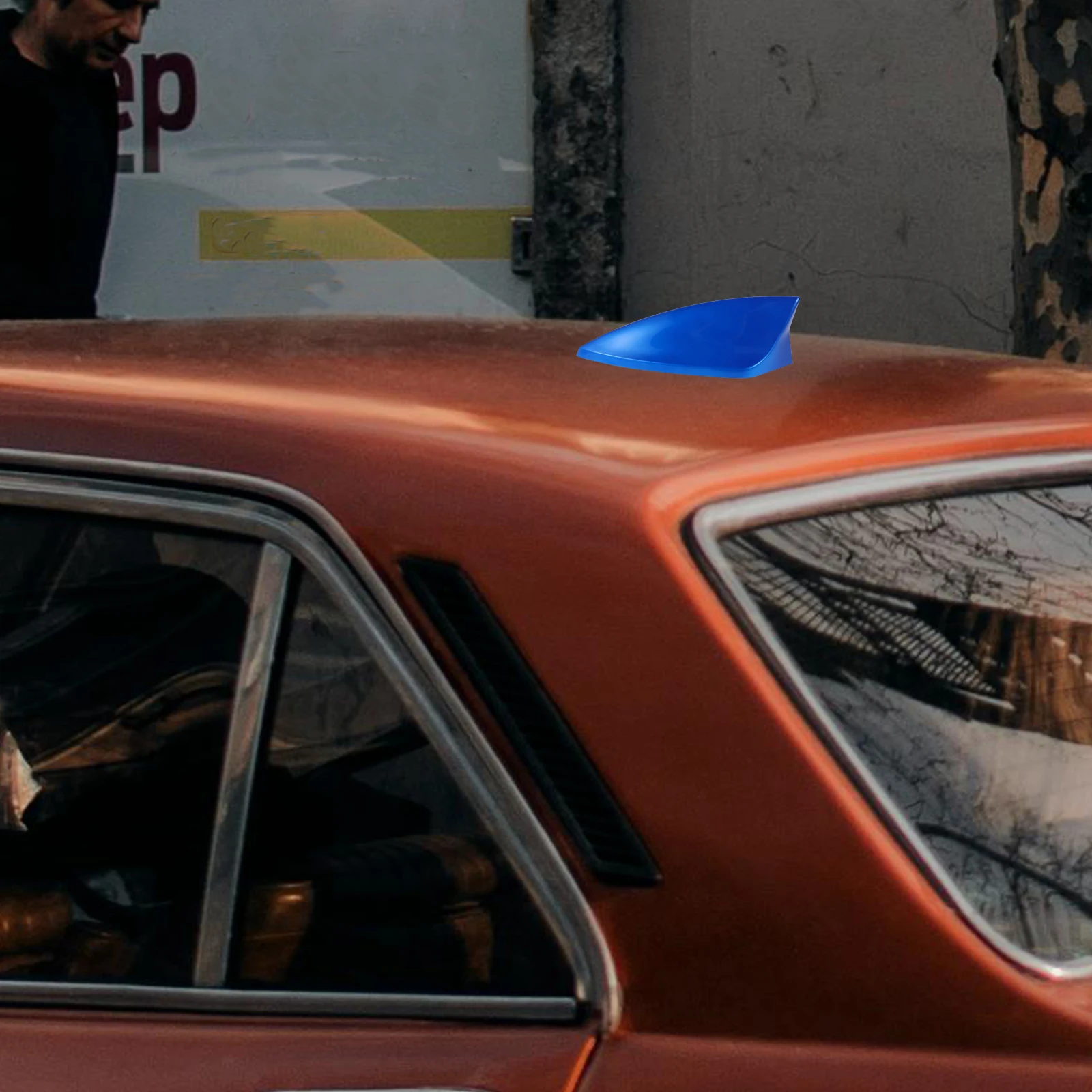 

Cars Accessories Shark Fin Antenna Cover Decoration Automotive Blue Roof Ornament Top