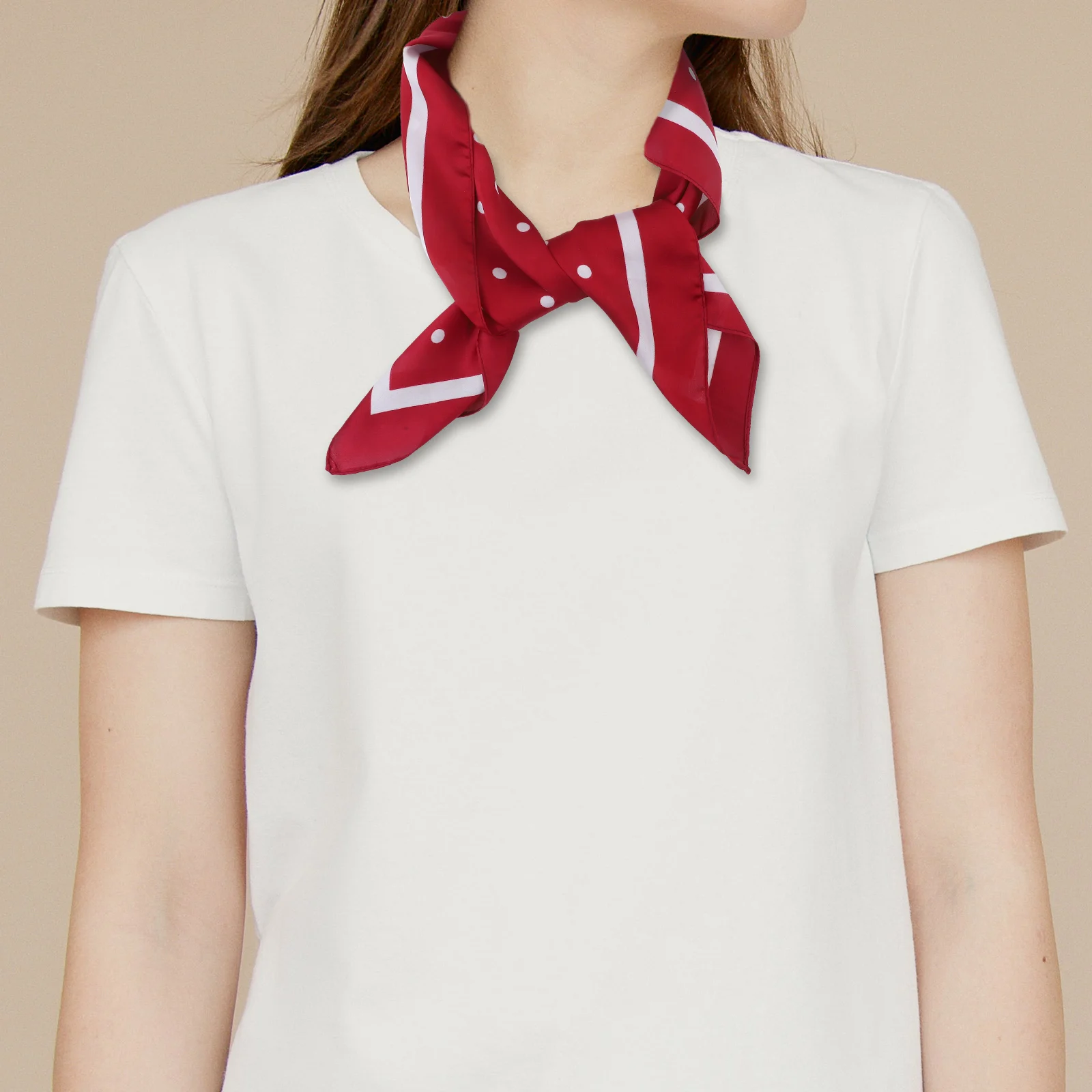 

Scarf Chiffon Woman Scarf Clothes Scarf Dots Scarf Sweet Dots Scarf