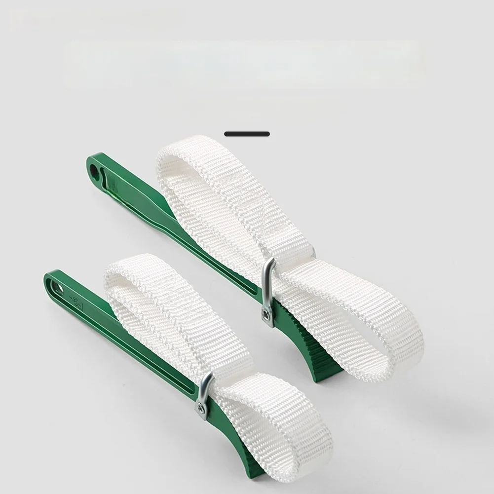 Heavy Duty Adjustable Oil Filter Wrench 9inch 12inch Non Slip Fabric Belt Anti-Slip Removal Tool Adjustable Chain Wrench