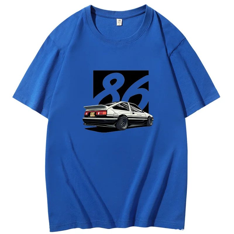 Japan Harajuku T-Shirt Oversized HipHop Streetwear Ae86 Hachi Roku Graphic T Shirts Japanese Tshirt Summer Men's Clothing