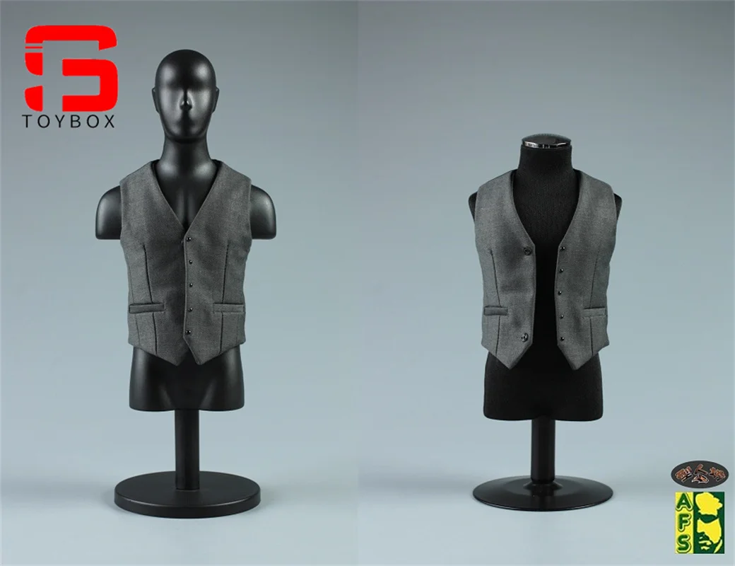 W magazynie AFS 1/6 skala czarny pasek garnitur kamizelka ubrania akcesoria Model Fit 12 cali żołnierz figurka ciało