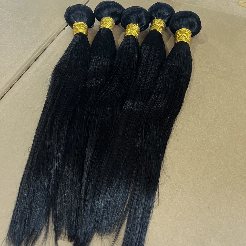 Bone Straight Bundles Human Hair 12A Unprocessed Virgin Raw Hair 1 2 3 4 Bundles Vietnamese 28 30 Inch Straight Human Hair Bundles Double Weft Human Hair Weave Bundles Extensions Deals for Women Daily Use Birthday Holiday Gift Kpop Popular Hairstyles