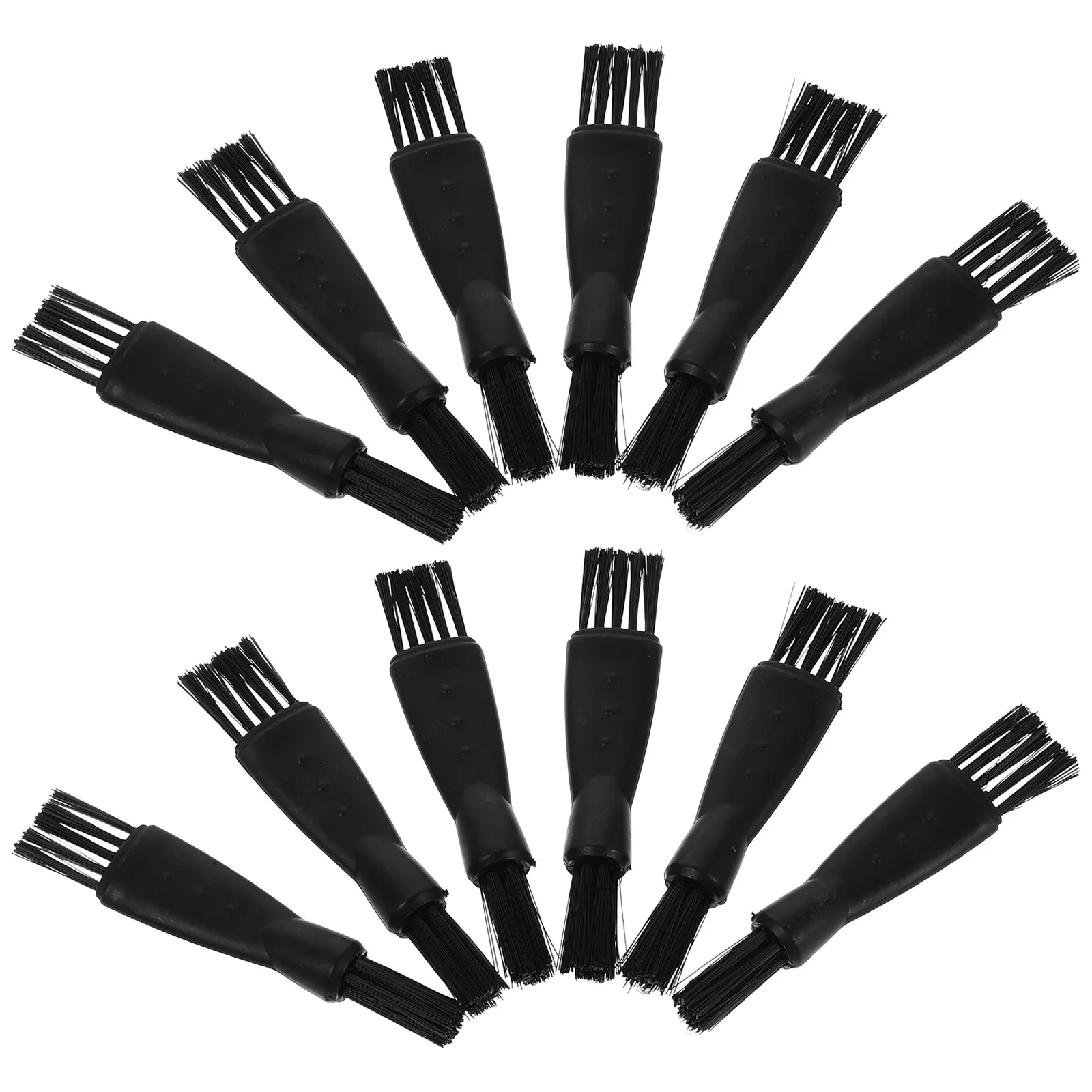 20 قطعة فرشاة تنظيف صغيرة للرجال الحلاقة وتشذيب شعيرات مزدوجة تصميم المحمولة أداة تهذيب الشعر لمجموعة إزالة الغبار شفرة