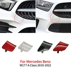 For Mercedes W177 Car Front Bumper Tow Hook Cover Cap Black White For Benz A Class 2019-2022 A180 A200 A220 1778856500