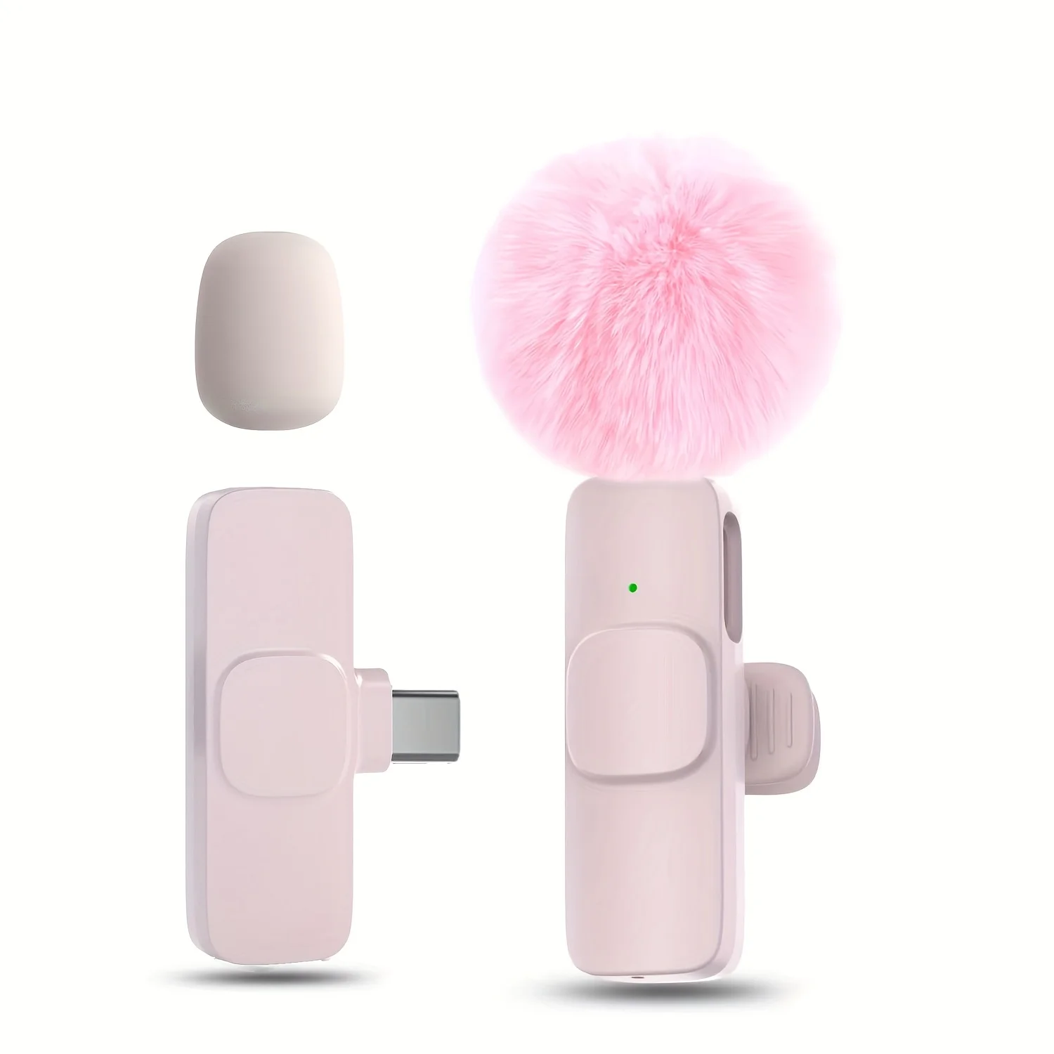 Wireless Microphone Type C Audio Recording for Live Streaming Video Conferencing Singing Video Conferencing Wireless Microphone