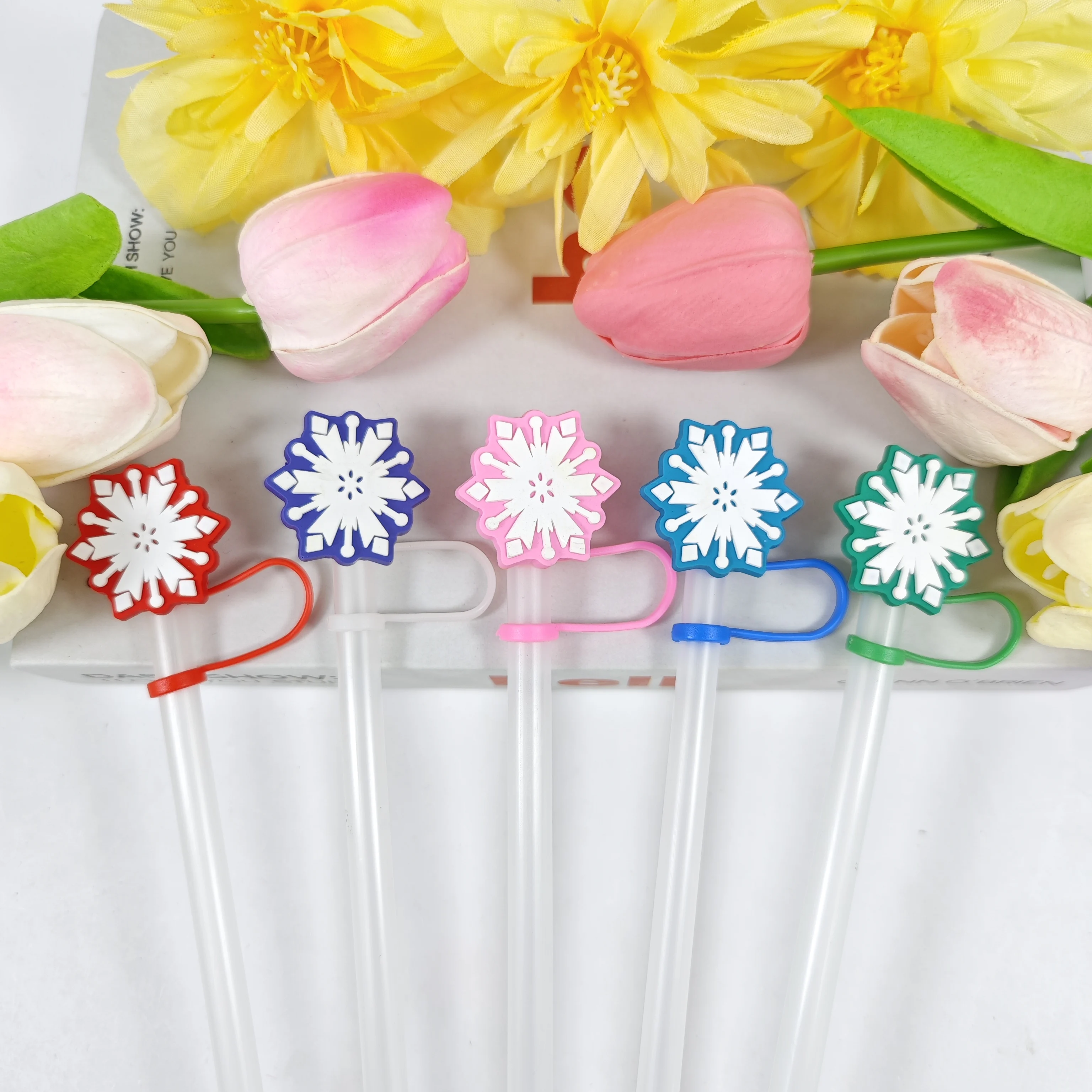 New And Good-Looking Snowflake Straw Cap Protective Case