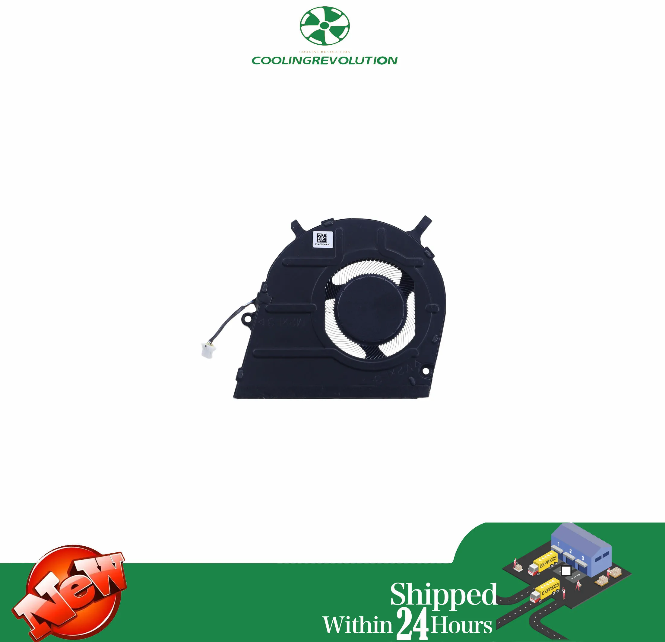 Laptop CPU Cooling Fan for DELL Inspiron 7425 7420 2-in-1 Latitude 3330 FPHU DFS5K1211464K