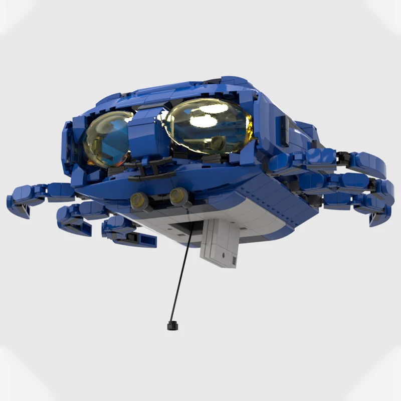 560pcs MOC DC Superheroes Blue Beetles Bug Super Heroes DCD Model Building Blocks Construction Toys Christmas Gifts Brick Kids view 4