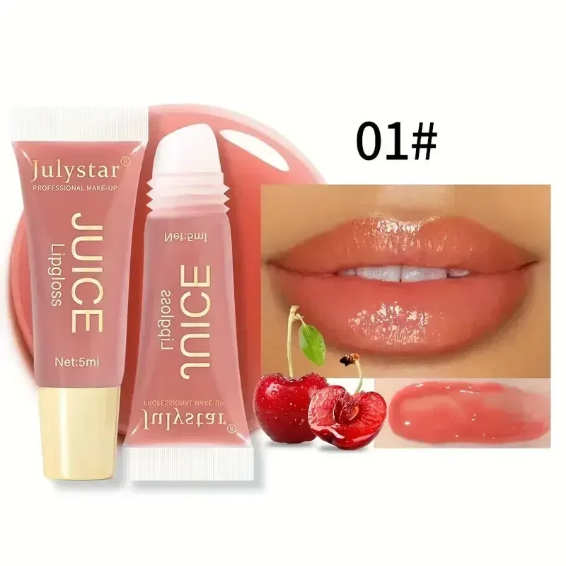 Waterige Kristalheldere Jelly Lip Olie Lippenbalsem Vochtinbrengende En Gladde Lip Lijnen Gelei Puit Lipgloss Glas Lip Fruit Geur