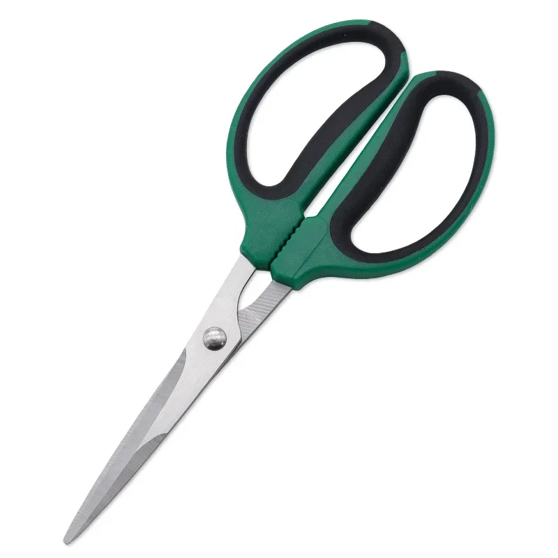 Stainless Steel Blade Straight Head Pruning Shears PP+TPR Handes Grape Bonsai Cutter Tools Household Garden Scissors for Flowers