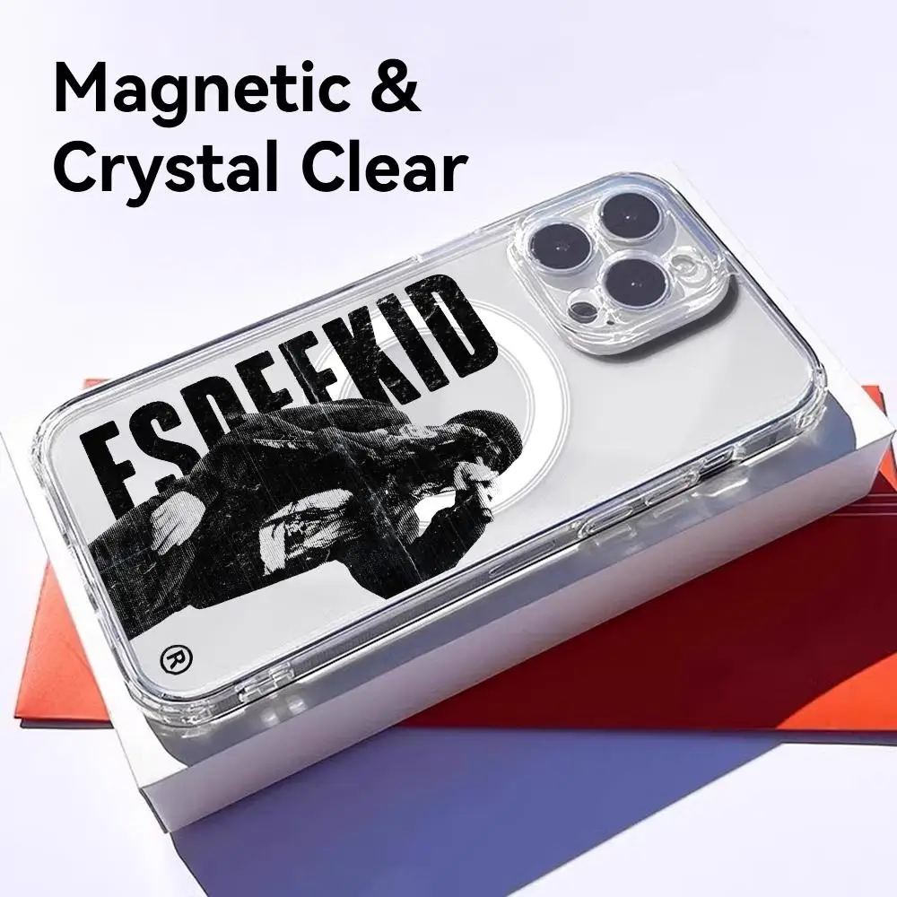 E-EsDeeKid Cloud Rap Trap Phone Case For IPhone 17 16 15 14 13 12 Pro Max Plus Magnetic Crystal Clear Case Wireless Charge