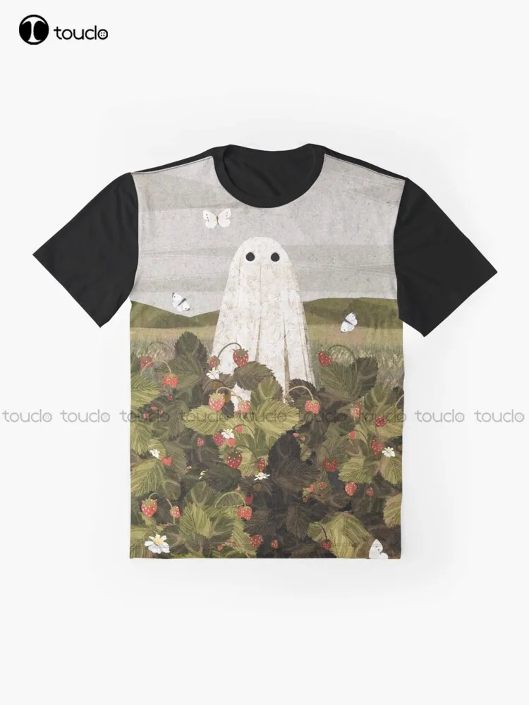 Strawberry Fields Graphic Ghost, Spirit, Haunt T-Shirt Digital Printing Tee Shirts Streetwear Xxs-5Xl New Popular Unisex