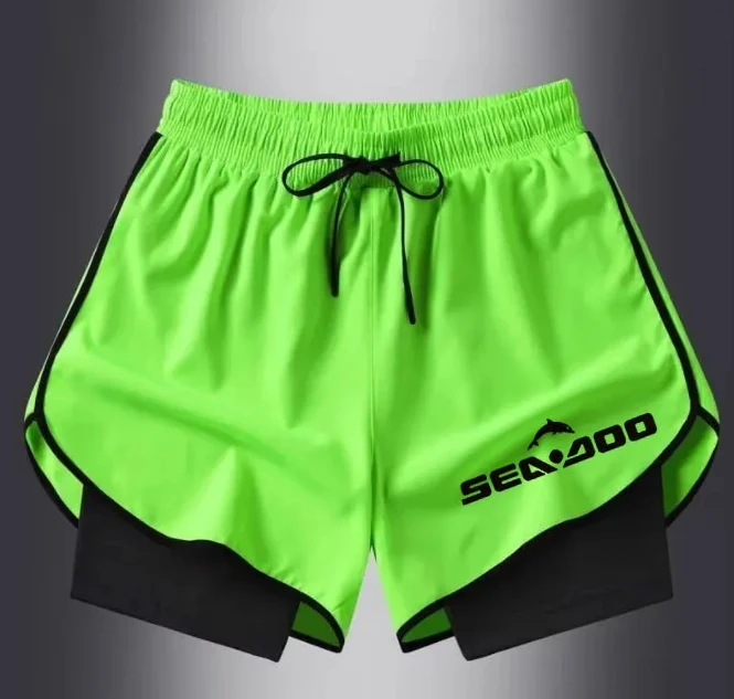 Sommer Sea-Doo Shorts für Herren, atmungsaktive Tennis- und Padel-Shorts, schnelltrocknende Badminton-Herrenshorts, Outdoor-Laufshorts – Detail 3