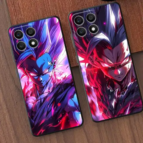 Case for Honor X7 200 400 Lite X9a 70 Magic5Lite X8 X5b 90 X6 8X Black Soft Phone Cover Cool Dragon Ball Vegeta