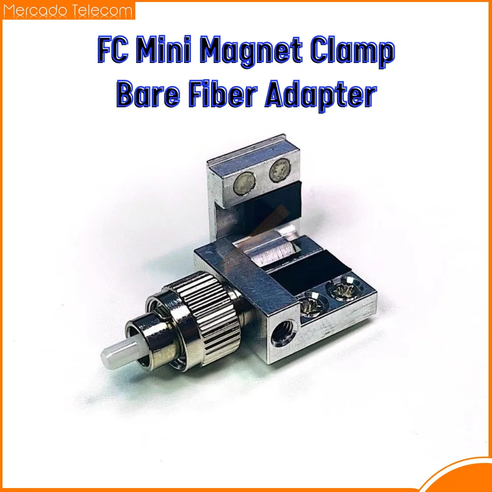 

Optical Fiber Connector OTDR Test Flange FC Mini Magnet Clamp Bare Fiber Adapter Temporary Connection Coupler