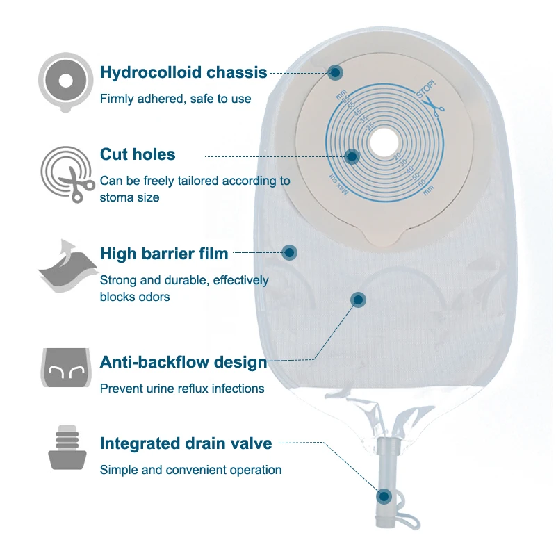 

10 шт./кор. мешки для моростомы, мешок для стомы, удобные мешки для мочи без протечек, мешок для колостомы для взрослых, принадлежности