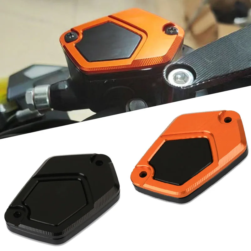 

Motorcycle CNC Front Brake Fluid Reservoir Oil Cup Cap Master Cylinder Cover For DUKE390 DUKE250 Duke 390 Duke 250 2024 2025