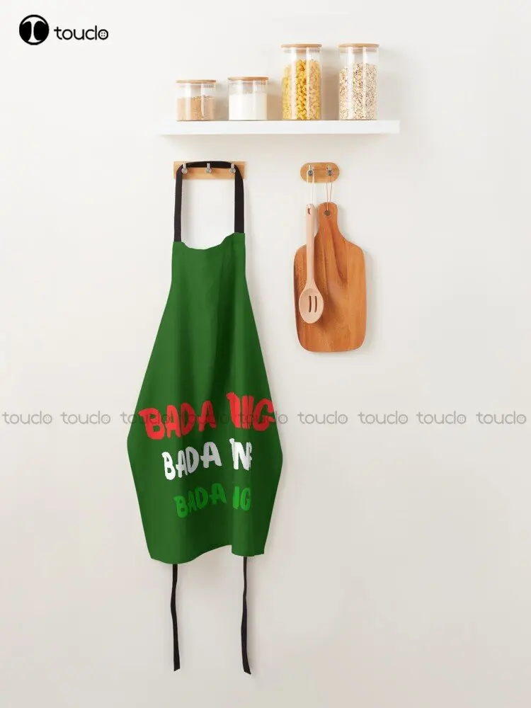 Bada Bing! Apron Cooking Apron For Women Men Unisex Adult Garden Kitchen Household Cleaning Custom Apron Custom Cooking Aprons