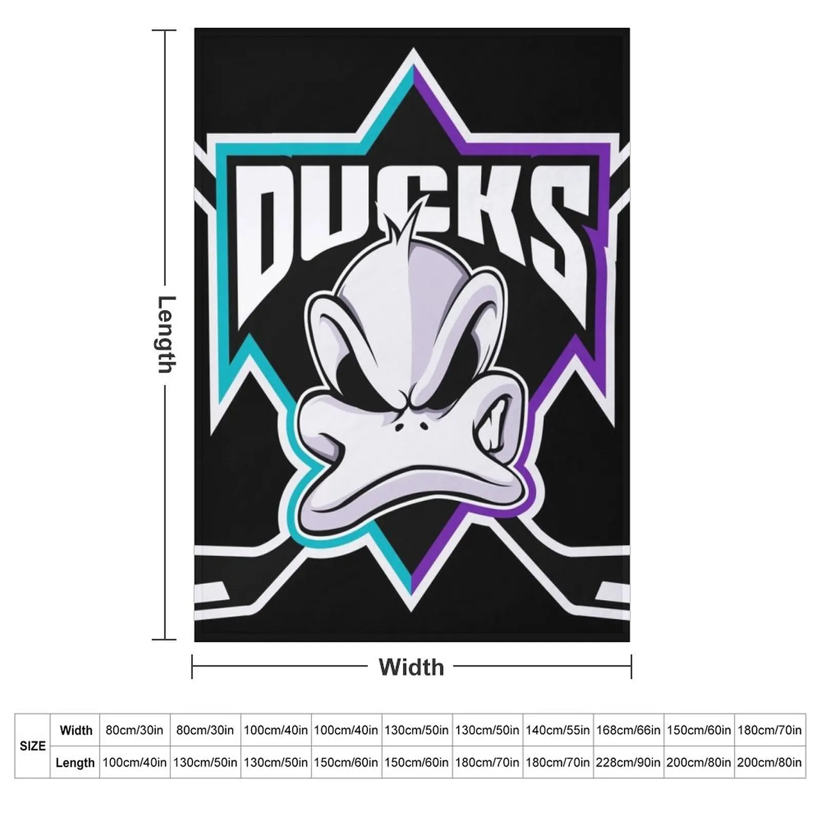 Mighty Ducks reboot Throw Blanket Thins blankets ands Picnic Blankets