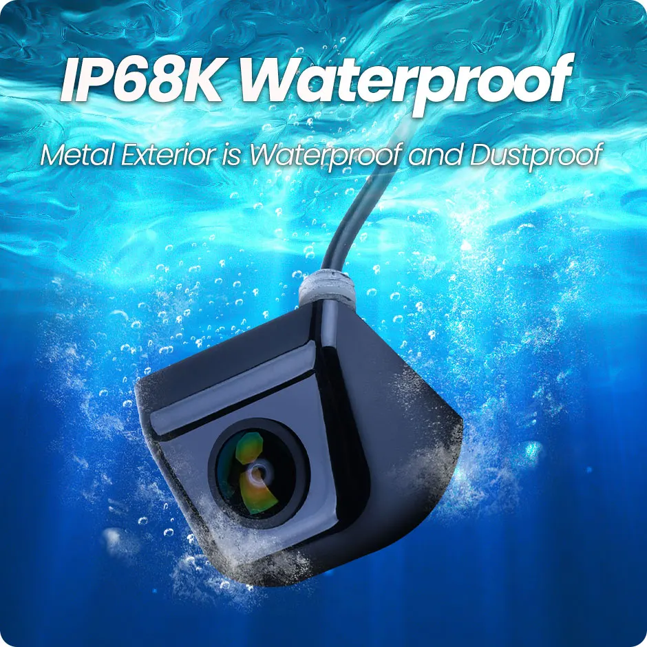 

170° HD 1080P AHD Black Fisheye Rear View Reverse Parking back up Camera 12V~24V waterproof starlight version