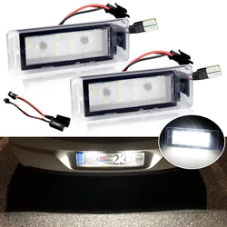 2PCS LED Number License Plate Lamp Assembly For Opel Vauxhall Insignia A Sports Tourer / Mokka
