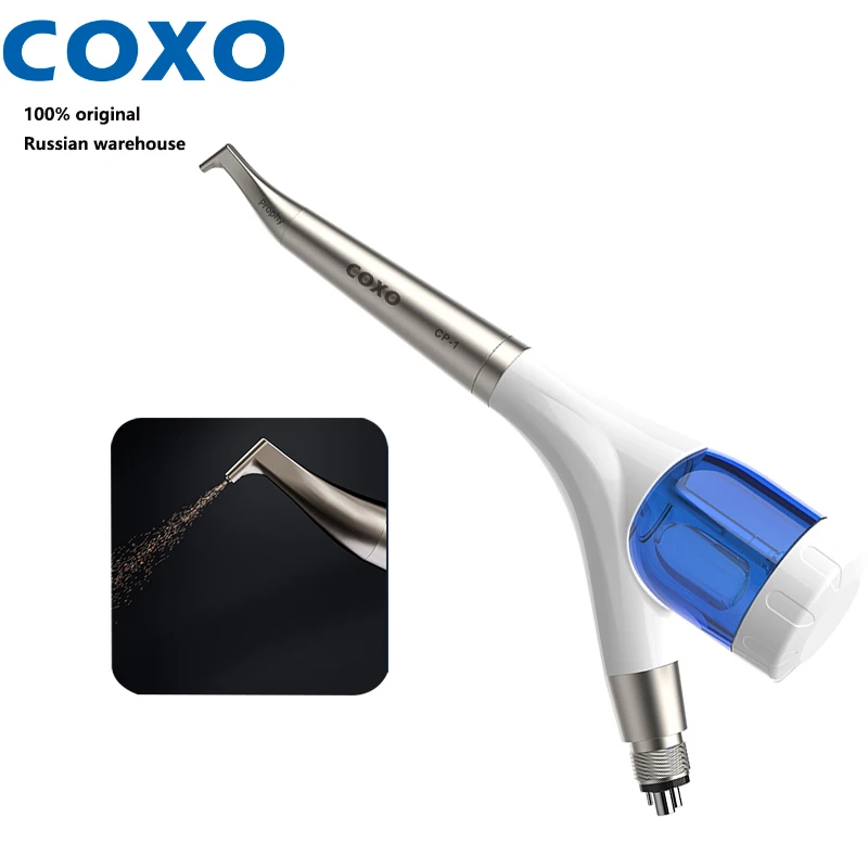 COXO Dental Air Polisher Prophy Jet Air Polisher Flow Teeth Cleaning Whitening Supragingival Dental CP-1/2in1 Oral Sandblaster