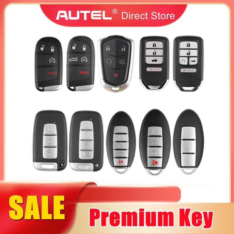 AUTEL Premium Universal Smart Key for Chrysler/Cadillac/Honda/Hyundai/Nissan Used with MaxiIM KM100 KM100E IM508 IM608 PRO