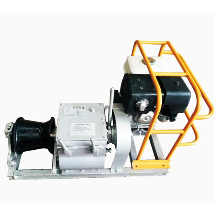 Underground Cable Laying Tool 5Ton Cable Pulling Winch Single Drum Capstan Cable Puller Winch