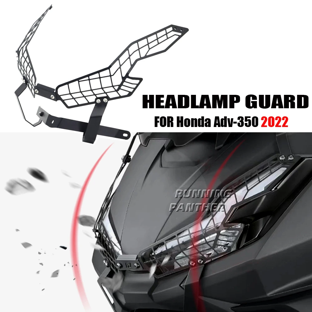 

NEW FOR Honda Adv350 ADV-350 ADV 350 2022 Motorcycle Accessories Front Lamp Head Light Headlight Protector Grille Guard Cover