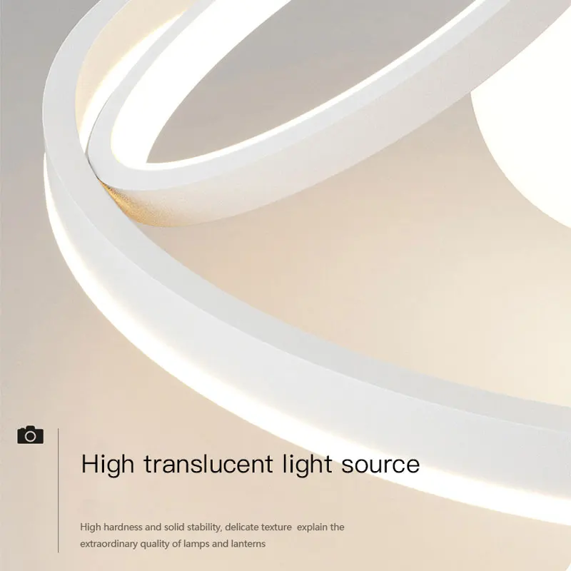 Moderne LED Decke Kronleuchter für Wohnzimmer Schlafzimmer Restaurant Nordic Minimalismus Ringe Anhänger Licht Innen Leuchte