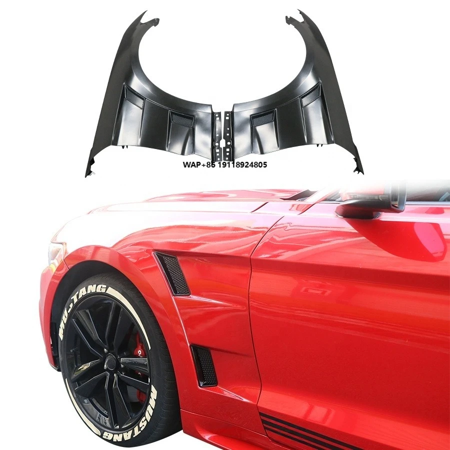

Replacement Side Fenders for 2015-2017 for Mustang AC Style Iron Material 100% Fit