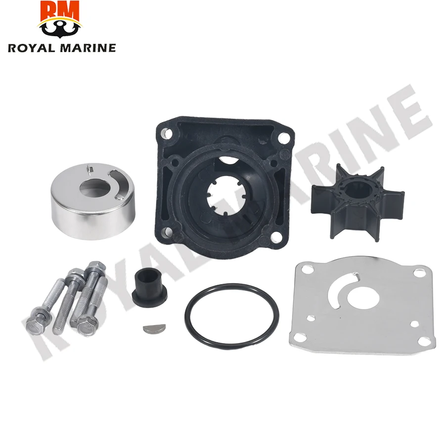 Water Pump Impeller Repair Set Kit 61N-W0078-11 Fit for Yamaha 4-Stroke F25 25hp 2 STROKE C30 1993-1997 61N-W0078 61N-W0078-00