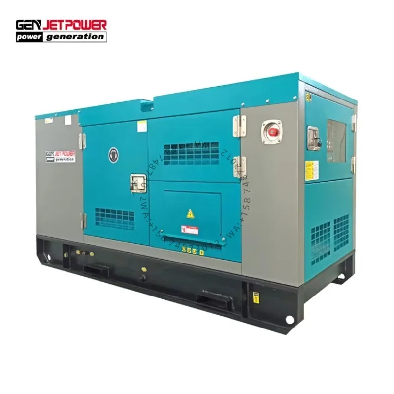 3 Phase Power Generator 50kva 30kva 60 Kva 75 Kva Soundproof die sel Genset