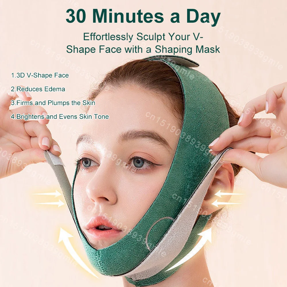 Breathable Face Slimming Bandage Women Chin Cheek Lift Up Belt V Line Face Shaper Facial Massage Strap Skin Care Beauty Tools