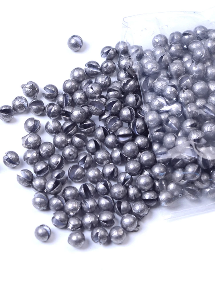 Chromyuju-Poids de pêche rond fendu, lot de 50 pièces, plomb VPN, flotteur, matériel, outil, accessoires