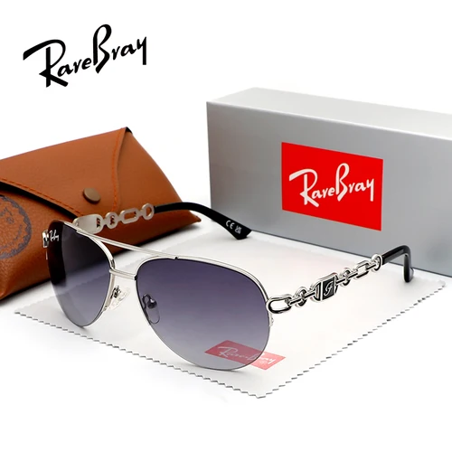 Imagen 1 del producto RareBray gafas de sol clásicas de piloto para hombres y mujeres, gafas de sol con montura de aleación para conducir de verano, gafas de sol antirreflectantes UV400, gafas de s