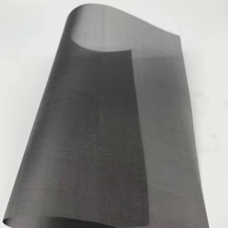 30 80 180 400 Mesh Titanium Wire Mesh Screen Cloth For Battery Electrode Collector Net Corrosion Resistant