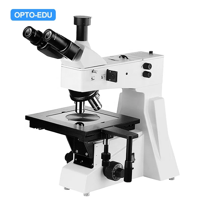 OPTO-EDU A13.0207-DIC Trinocular head 400x Metallographic DIC Metallurgical Microscope