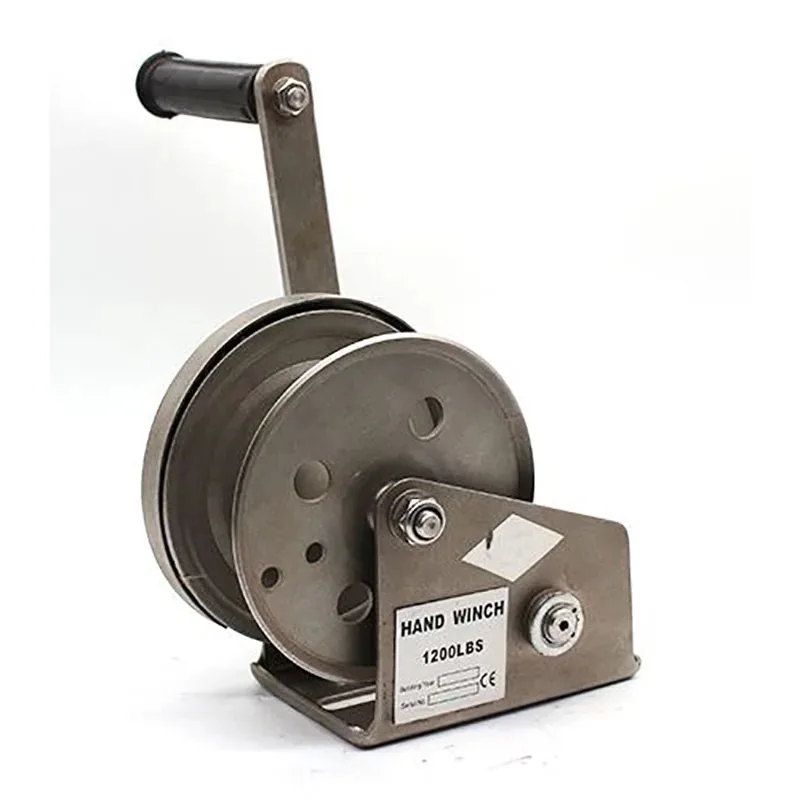 Hand winch 304 stainless steel two-way self-locking small household winch manual winch