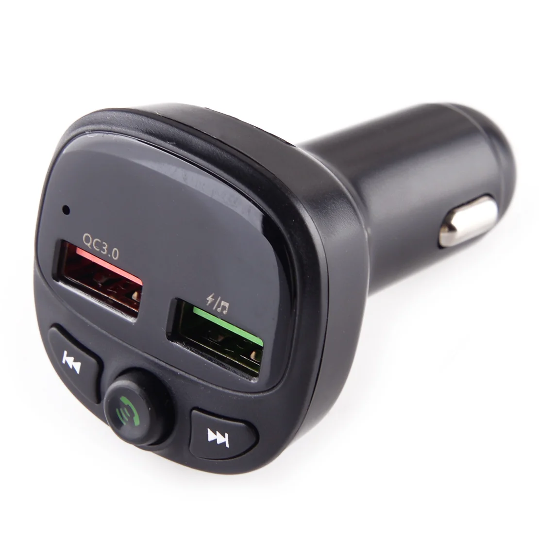 

Bluetooth 5.0 Wireless MP3 Player QC3.0 Dual USB Charger FM Transmitter Radio Adapter for 12V/24V Cars Vans Trucks