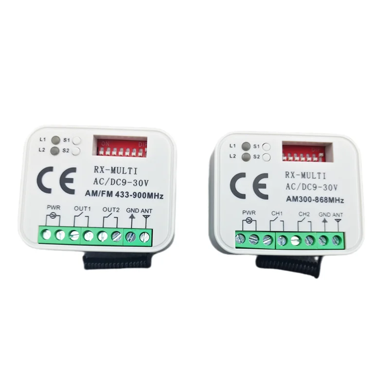 1PCS RX MULTI 433MHZ-900MHZ AC DC 9-30V receiver 868mhz remote control 433mhz