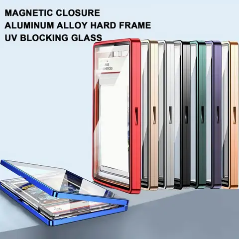 Flerfärgade aluminiumlegering graderade kortskyddsfodral för PSA CGC BGS graderade kort, reptåliga samlarkortshållare 10 best sales PSA-kortfodral - №2