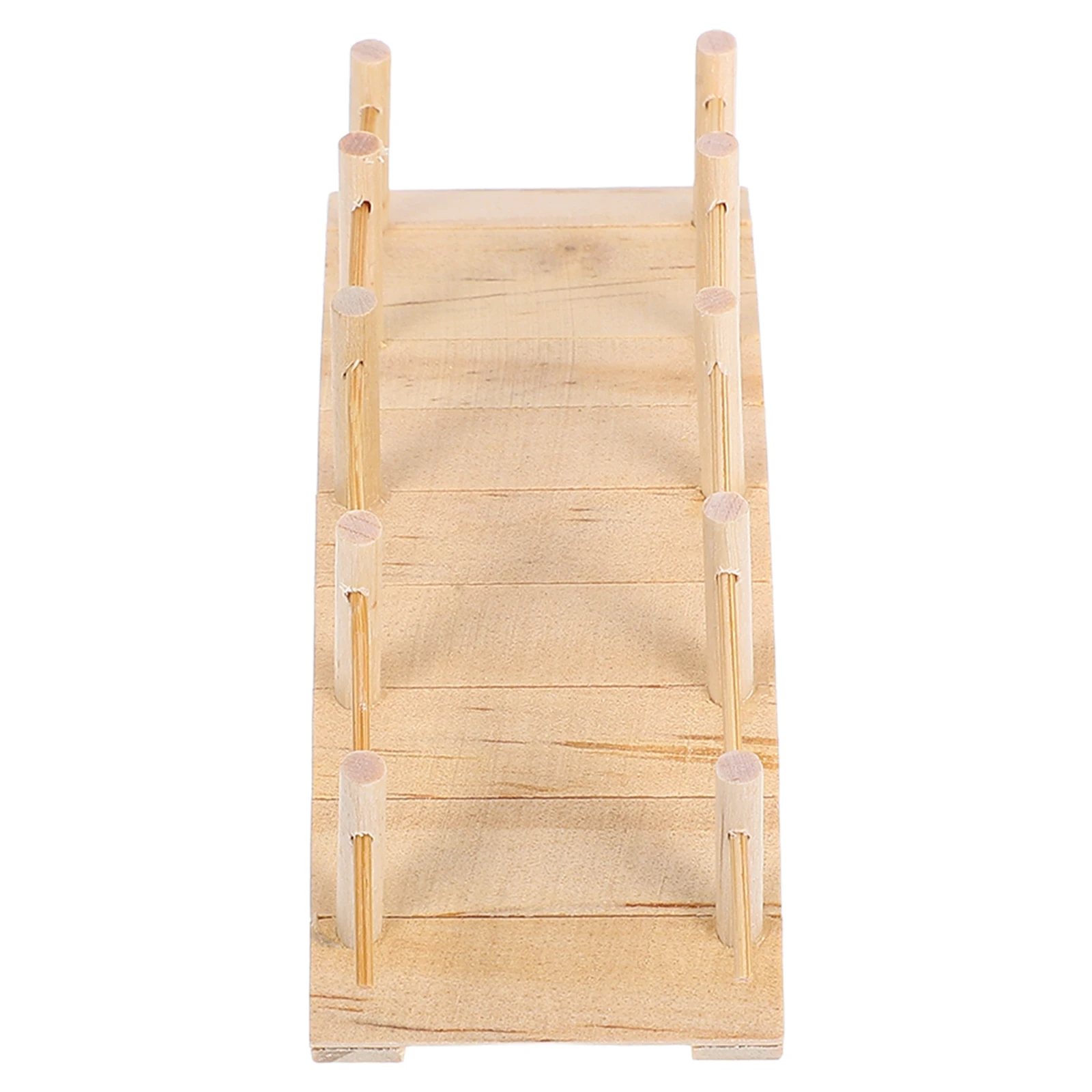 

House Wooden Arch Bridge Dollhouse Decor Micro Landscape Garden Fairy Furniture Miniature Model