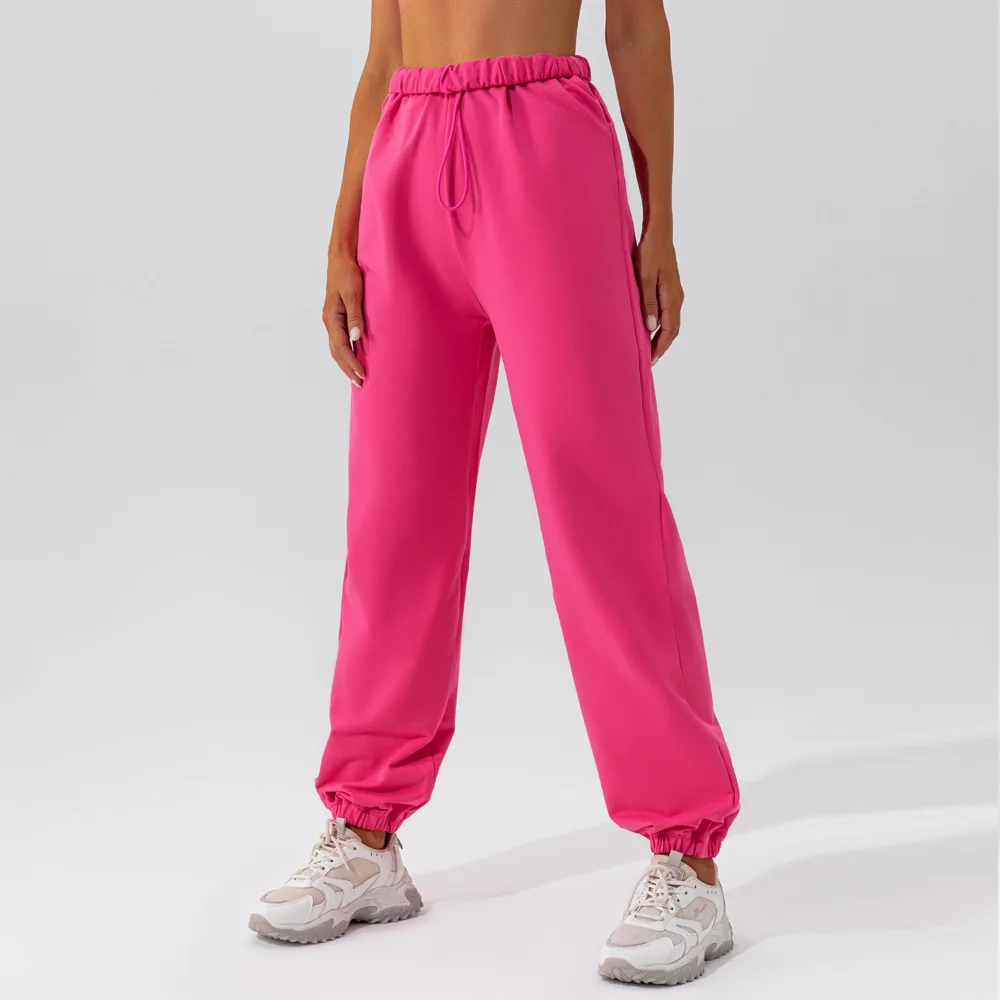 

Maxdutti Elastic Waist Loose Sports Sweatpants Women Casual Pants Versatile Straight Leg Harem Pants Women's Pants And Trousers